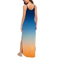 thumbnail image 3 of Elegante mujer Casual con cuello en V vestidos estampados verano sin mangas vestido de jersey OAVQHLG3B Store  lin121212, 3 of 5