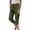 Green, variant on Womens Fashion Summer Essentials Clothing Women's Casual Elastic High Waisted Solid Color Cotton and Linen Loose Trousers Casual Pants for Women
