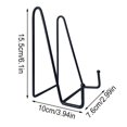 thumbnail image 4 of Tabletop Plate Dish Display Holder Iron Easel Stand Ornament Accessory for Home Kitchen Living Room, 4 of 5