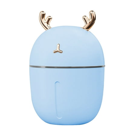 

Air Humidifier USB Aroma Diffuser Portable Face Skin Moisturizing Humidifier for Home Office 300ml Pink
