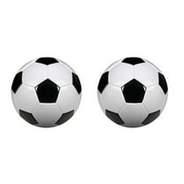2X Size 5 Professional Training Soccer Balls PU Leather Black White Football Goal Team Atch