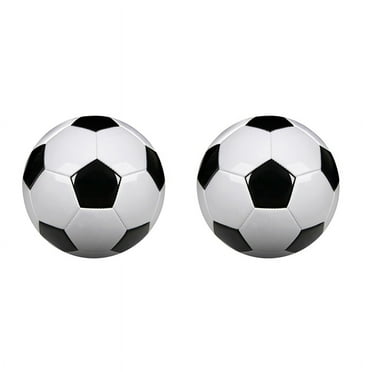 2X Size 5 Professional Training Soccer Balls PU Leather Black White Football Goal Team Atch