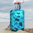 thumbnail image 4 of Wukai World Turtle Day Elastic Luggage Cover: Personalized Protection for Your Suitcase - Fits 19~29-inch, Washable & Durable Travel Companion-X-Large, 4 of 8
