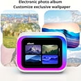thumbnail image 3 of smart Speaker with 5.3 Wireless & AI Voice Assistant, 4.0" TFT Screen, RGB Lights, Hi-Fi Stereo, Weather, Alarm Clock, Portable Alexa Speaker for Home, 3 of 10