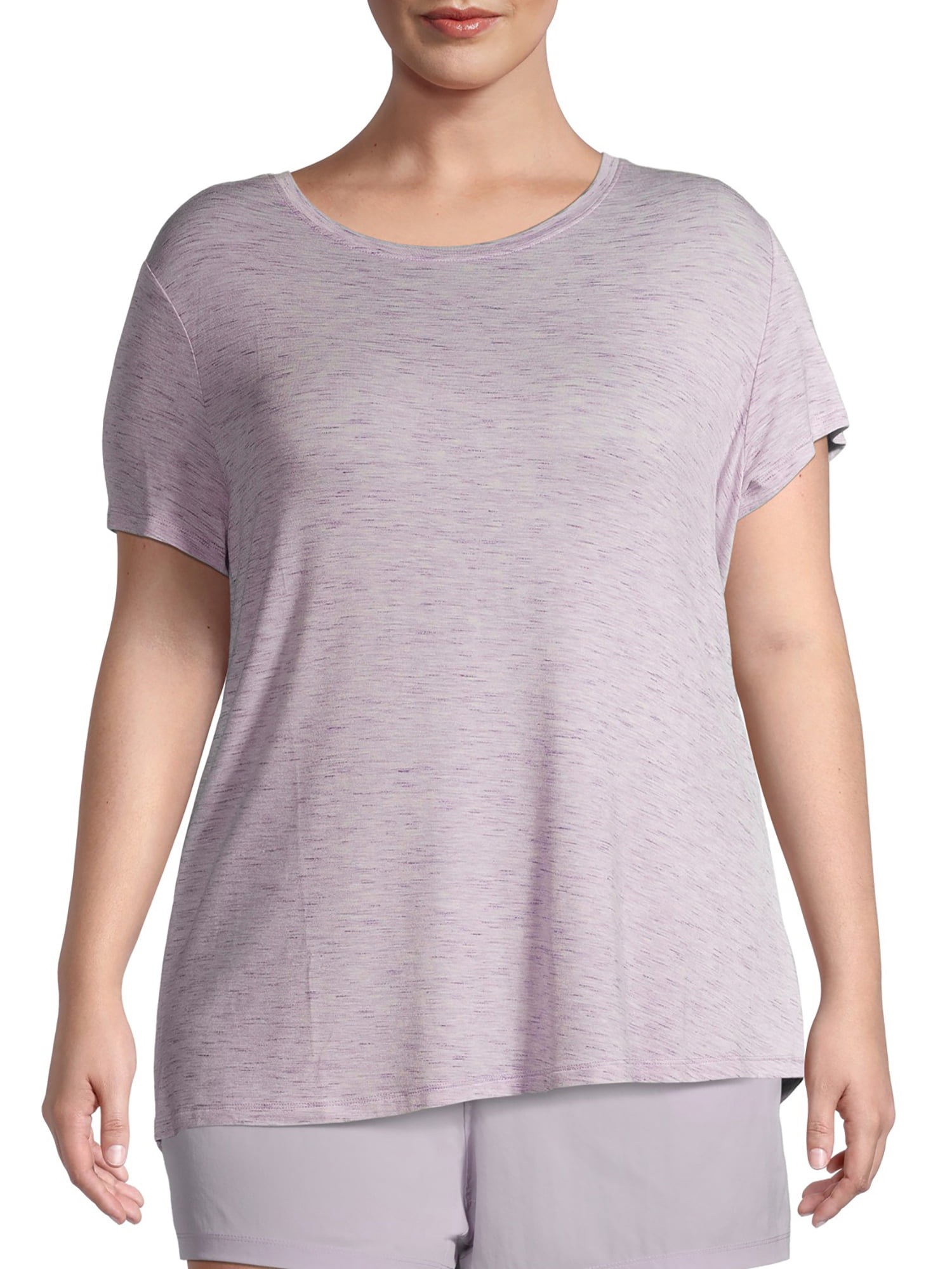 Avia Women's Plus Size Short Sleeve Commuter T-Shirt - Walmart.com