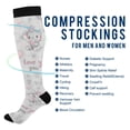thumbnail image 2 of FORMRS Womens Knee High Socks Casual Long Thick Travel Daily Wear, 1 Pair, Cartoon Elephant, 2 of 6