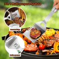 thumbnail image 3 of Juego de accesorios para barbacoa CHAO 6 piezas con bolsa portátil 2 en 1 y delantal de almacenamiento 18 pulgadas, 3 of 5
