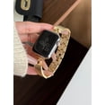 thumbnail image 4 of Curved metal Apple watch strap, 38mm 40mm 41mm 42mm 44mm 45mm Unisex Bands,Apple Watch Strap for Series SE 1-9, 4 of 5