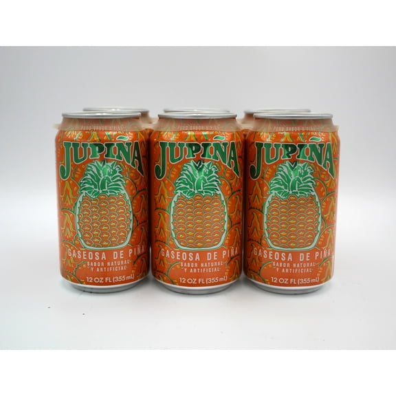 Jupina Pineapple Soda, 12 fl oz