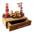 thumbnail image 4 of Siruishop Vanity Storage Box Container Jewelry Organization Wood Desk Organizer Drawer Motorcycle, 4 of 7