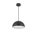 thumbnail image 2 of Living District LD4022D12BK Forte 1 Light Black Ceiling Pendant, 2 of 2