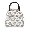 thumbnail image 1 of Fotbe Indian Elephant Pattern Lunch Bag , Insulated Lunch Box, Small Leakproof Cooler Food Lunch Containers Reusable Lunch Tote Bags, 1 of 6