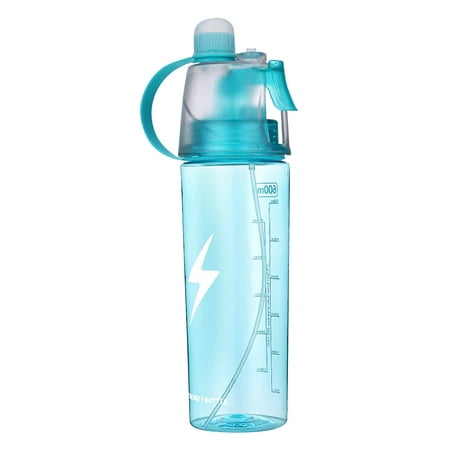 

TUTUnaumb Outdoor Sports Star Spray Water Cup Handy Cup Children s Kettle Leakproof Clear Cup Body Bottle Creative Student Gift Cup Scrub Double Cup Lid Spray Bottle for Outdoor Sports 600ml-Blue