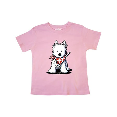

Inktastic Westie In Bandana Gift Toddler Boy or Toddler Girl T-Shirt