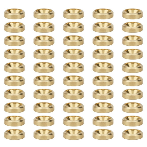 Spptty Woodworking Clamps Pipe Clamp Countersunk Screw Washer CNC Pure Copper Flat Head Gasket Industrial Supplies Clamps