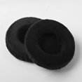 thumbnail image 3 of Soft Velvet Earphone Earmuff Headset Cushion Flannelette Earphone Case Cushion Cover Ear Pads Replacement Earpads BLACK 90MM, 3 of 8