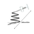 thumbnail image 5 of 1.6 Meter 4-Claw Drain Unclogger Tool | Flexible Spring Grabber for Toilet Kitchen Sink Drains | Hair Catcher & Debris Retriever | Heavy Duty Plastic Coated Steel | Includes 1 Drain Snake, 5 of 5