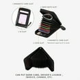 thumbnail image 4 of PEACNNG RFID Blocking Zipper Credit Card Wallet for Women  12 Card Slots  Small Clutch Purse with Stylish, 4 of 7