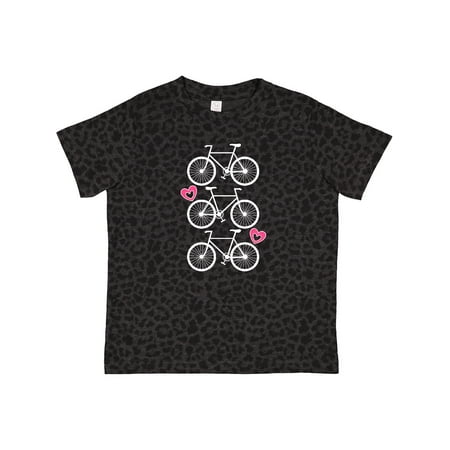

Inktastic Biking Gifts Bicycle Silhouette Gift Toddler Toddler Girl T-Shirt
