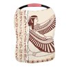 ECZJNT Egyptian National Drawing Goddess Isis Hieroglyphs Nursing Cover Baby Breastfeeding Infant Feeding Cover Baby Car Seat Cover