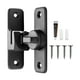 thumbnail image 2 of Cerradura para puerta corrediza con tornillos, pestillo universal para puerta, perno resistente Negro, 2 of 9