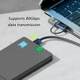 thumbnail image 4 of Dense Metal USB4 0 Adapter 80Gbps High Execution User Friendly Wide Devices, 4 of 9