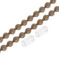 thumbnail image 1 of Unique Bargains 4.5mmx9m 2 Connecteurs Chaîne Boule d'Ombrage Brun Foncé, 1 of 6