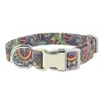 thumbnail image 1 of Koszal Collier Ajustable pour Chien Chiot avec Nom et Sangle de Cou Douce et Respirante à Motif Floral, 1 of 8