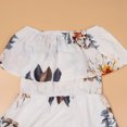 thumbnail image 5 of Fesfesfes Parent-child Spring Beach Dress Flowers Leaf Print Long Dress Mother-daughter Mommy And Me Matching Dresses, 5 of 9