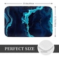 thumbnail image 2 of Kdxio Blue Marble And Gold,16" x 24", Non-Slip Front Door Mats,Outdoor Welcome Mat Washable, 2 of 9