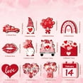 thumbnail image 6 of KCEHTA 24 Pcs Valentines Day Decorations for Tree, Valentine's Day Wooden Hanging Ornaments, Pink Valentine Ornaments, Valentines Christmas Tree Decorations, Valentines Day Decor for Home Office, 6 of 6