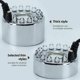 thumbnail image 3 of 2023 Halloween Mini LED Pumpkin Light Fogger Water Fountain Pond Fog Machine Atomizer For Halloween Christmas Party Decoration, 3 of 5