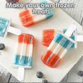 thumbnail image 5 of 2025 ice Cream Molds, 10 Cavities Ice Cream Molds, Reusable Popsicle Molds For Preparing Popsicles Ice Cream Sorbets (blue) PXCL, 5 of 5