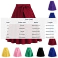 thumbnail image 4 of Mgmyaa Women's Tie Waist A-Line Midi Skirt Vintage Solid Color Swing Skirt, 4 of 9