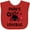 Red, variant on Inktastic Valentine's Day Papa's Lovebug Boys or Girls Baby Bib