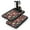 White-516, variant on Coffee Bar Mat with Bohemian Design - Under Coffee Maker Pad with Leak-Proof and Fast Drying Features, Earthy Rustic Artistic Home Accessory for Sink Area