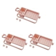 thumbnail image 3 of Injueey Estante de drenaje Estante de almacenamiento desmontable Organizador de plástico ajustable para cocina de baño, rosa Rosado 3piezas Injueey CBP167068, 3 of 6