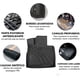 thumbnail image 2 of Juego kit de Tapetes de uso rudo Premium TPE ecologico Compatible con Jeep Wrangler Jk version de 2 puertas Ximxi Jeep Wrangler Jk 2007 al 2018, 2 of 2