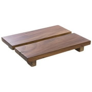 HUBERT Wood Pallet Display Riser Rectangular - 15"L x 12"W x 2 1/2"H