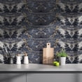 thumbnail image 2 of 4"*94.5Inch Peel and Stick Wallpaper Border,2 Rolls Tile Pattern Self Adhesive PVC Wallpaper Border for Bedroom Kitchen Living Room Home Decor, 2 of 7