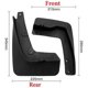 thumbnail image 5 of 4pcs Car Mud Flaps For Bmw X1 F48 2016~2019 2017 2018 2019 2020 Mudguard Splash Guards Fender Mudflaps Auto Accessories, 5 of 5