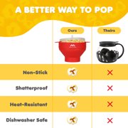 Mindful Design Popcorn Popper Red One Size (One Size, Red)