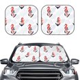 thumbnail image 2 of Yiaed Sea Horse And Corals1 Print Car Front Windshield Sun Shade,Foldable Anti-UV Car Sunshade for Front Window for Most Vehicles-Medium, 2 of 5