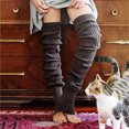 thumbnail image 3 of Sunisery Women Cable Knit Extra Long Boot Socks Over Knee Thigh Stocking Leg Warmers, 3 of 5