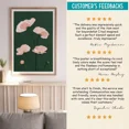thumbnail image 3 of Abstract Poppy Flower Poster – Minimal Floral Print In Pink And Green Wall Art, Matte Canvas Stretched, Posters for Room Bedroom Living Room Bathroom Wall Decor, Posters & Art Prints, Gift., 3 of 7