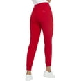 thumbnail image 4 of Heartsoul Break On Through Women Scrubs Pant, Low Rise Jogger, HS030T, XL Tall, Red, 4 of 8