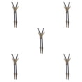 thumbnail image 2 of Qarigey Corbatas doradas para hombres Bolo de moda estadounidense Corbata de collar de estilo occidental ajustable como regalo perfecto con cuerno de bronce 5piezas Qarigey CBP190717, 2 of 6
