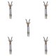 thumbnail image 2 of Qarigey Corbatas doradas para hombres Bolo de moda estadounidense Corbata de collar de estilo occidental ajustable como regalo perfecto con cuerno de bronce 5piezas Qarigey CBP190717, 2 of 6