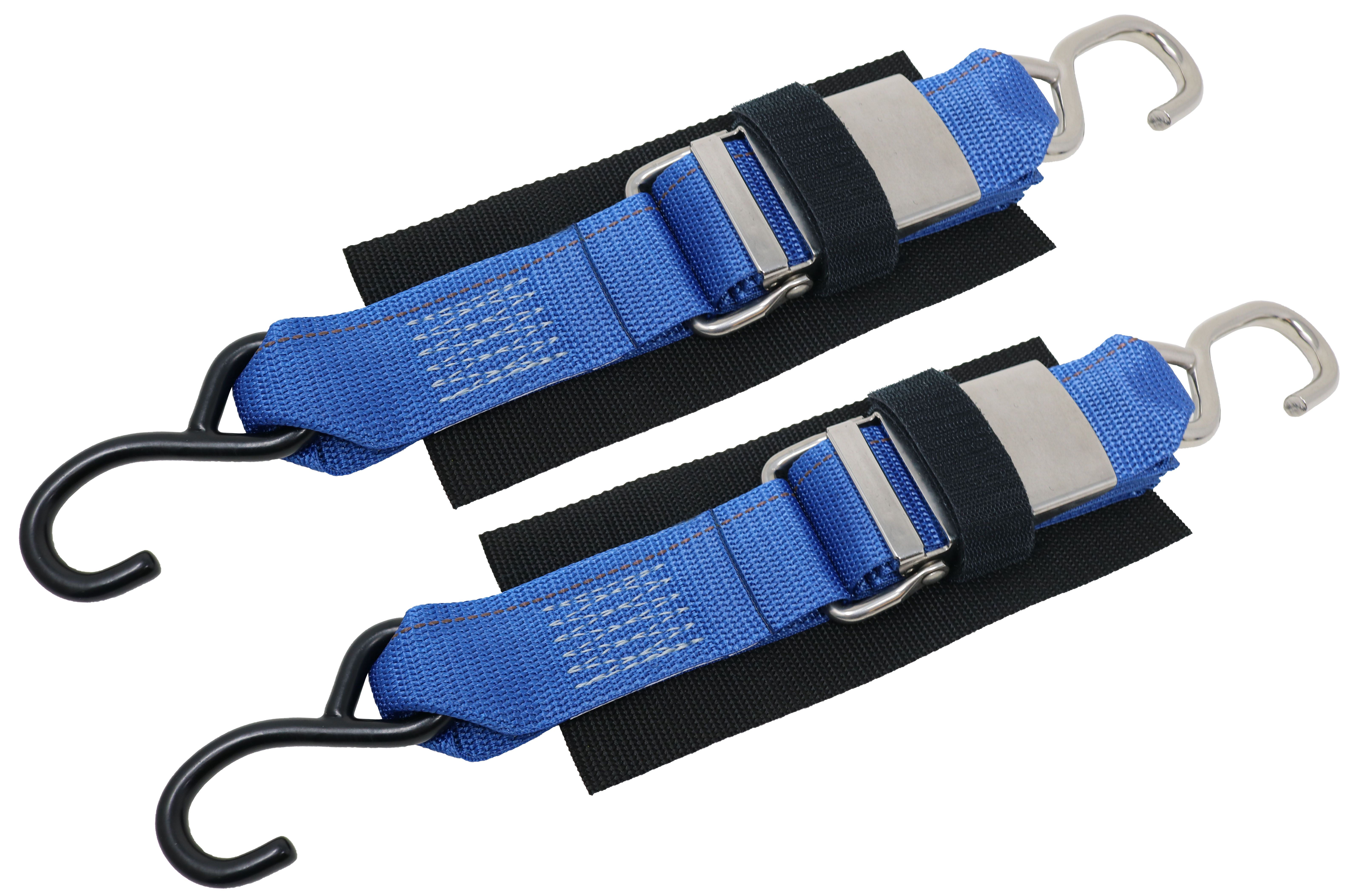 CustomTieDowns, 2 Pack, 2 Inch x 4.5 Foot Stainless Steel Quick Release