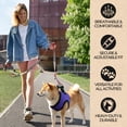thumbnail image 5 of Murphy & Roxy No-Pull Dog Harness – Adjustable Vest Harness with Reflective Trim for Small to Medium Dog Breeds – Heavy-Duty and Comfortable for Walking, Training for Pets, Purple (Size L), 5 of 6
